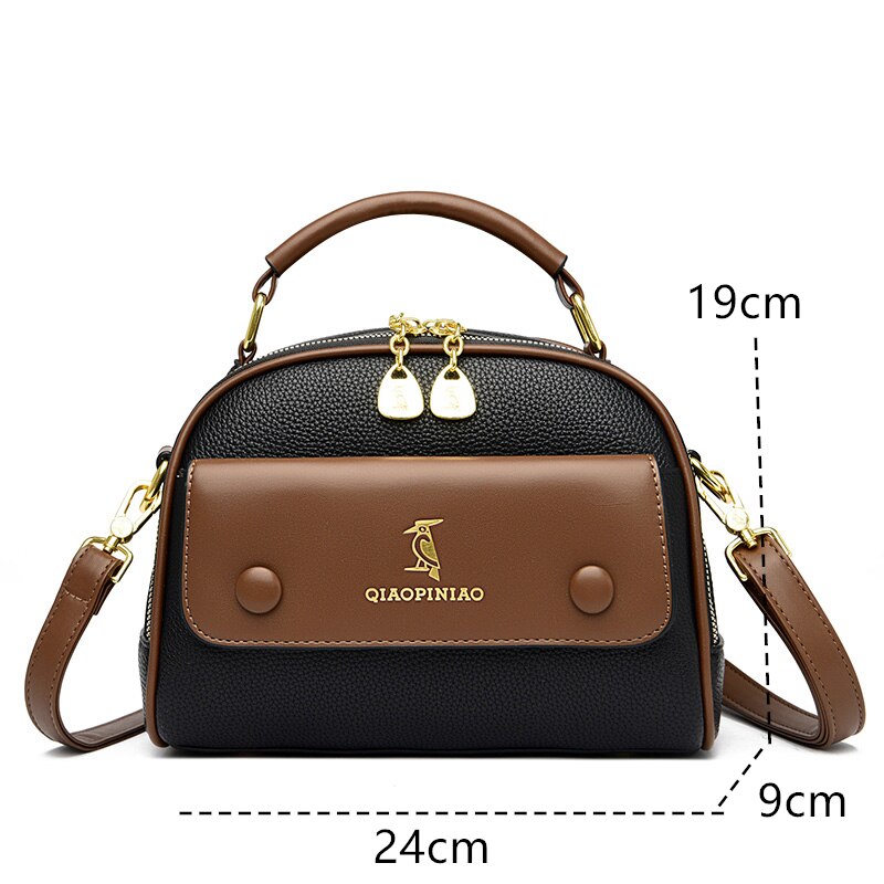 Soft PU Leather Crossbody Handbag
