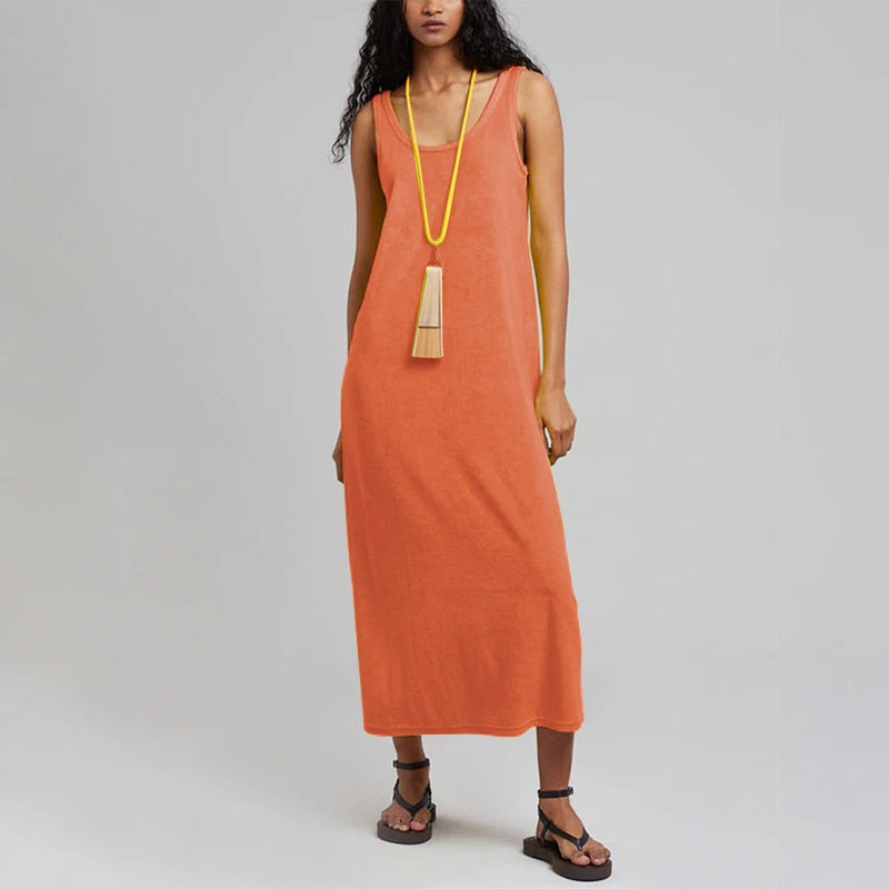 Long Towelling Dress