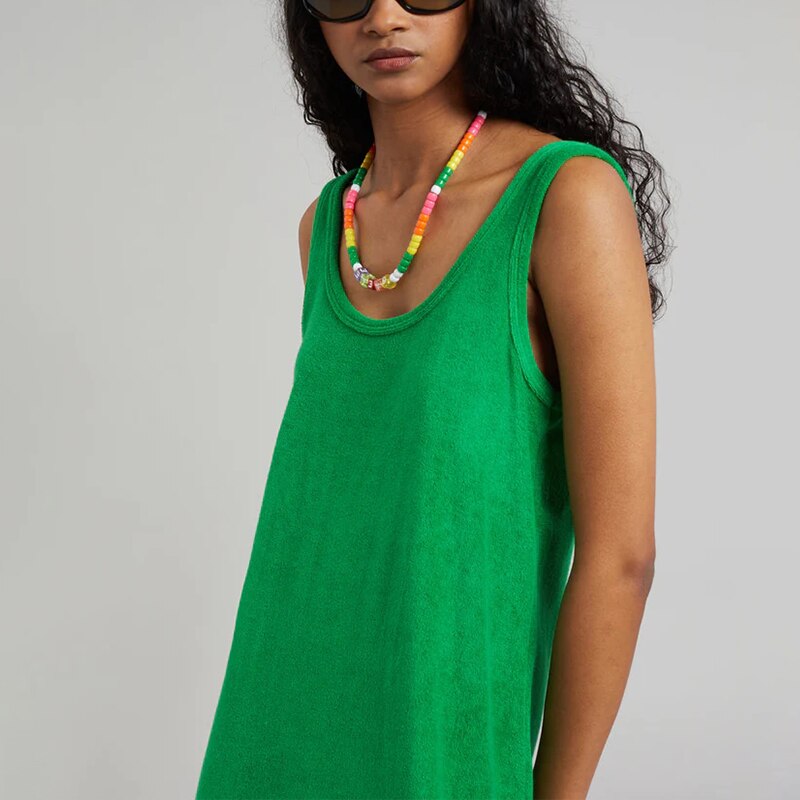 Long Towelling Dress