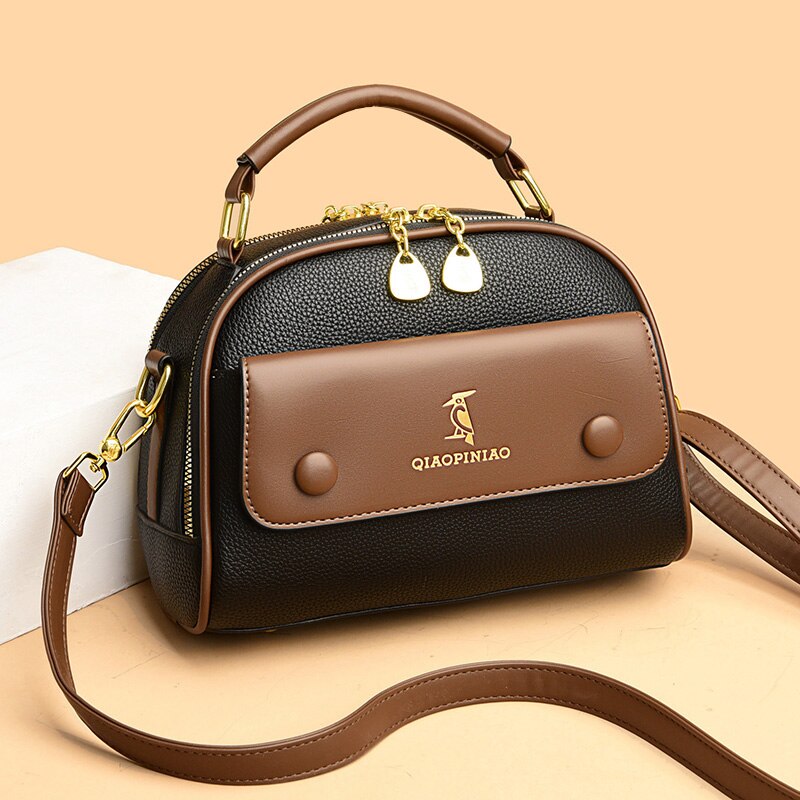 Soft PU Leather Crossbody Handbag