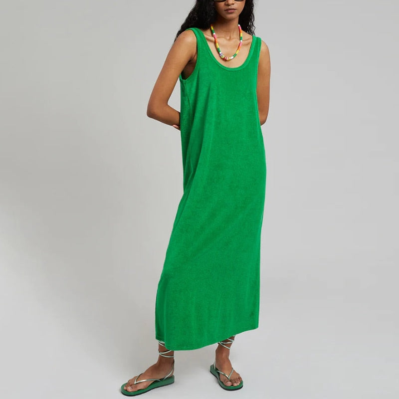 Long Towelling Dress