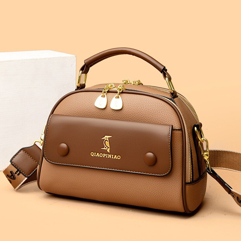 Soft PU Leather Crossbody Handbag