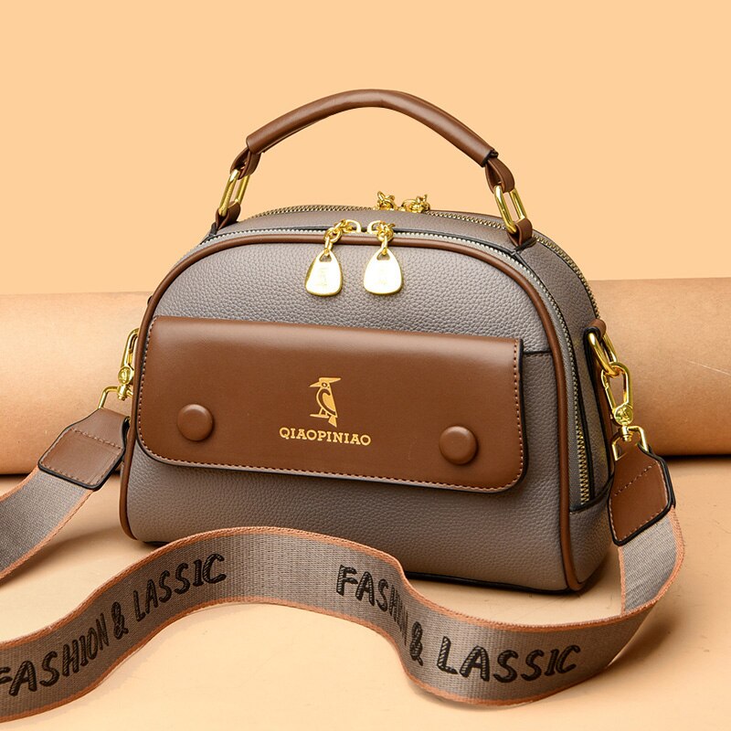 Soft PU Leather Crossbody Handbag