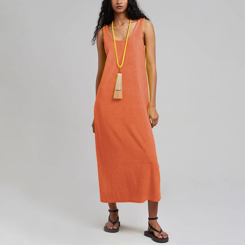 Long Towelling Dress