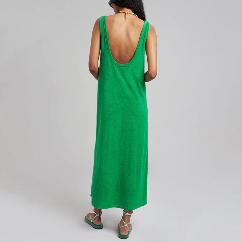 Long Towelling Dress