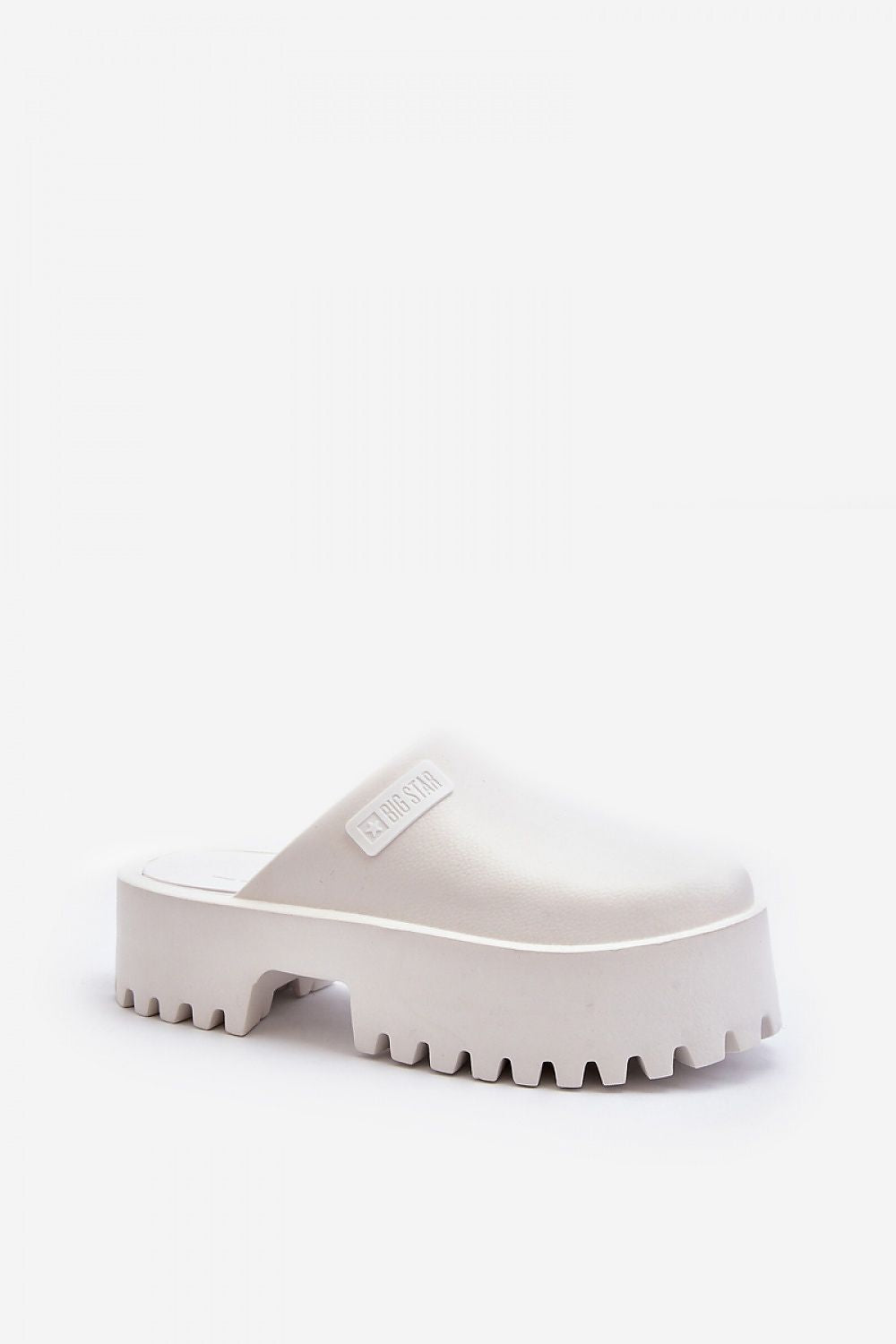 Big Star Comfort Slip-Ons in White – Standalone View