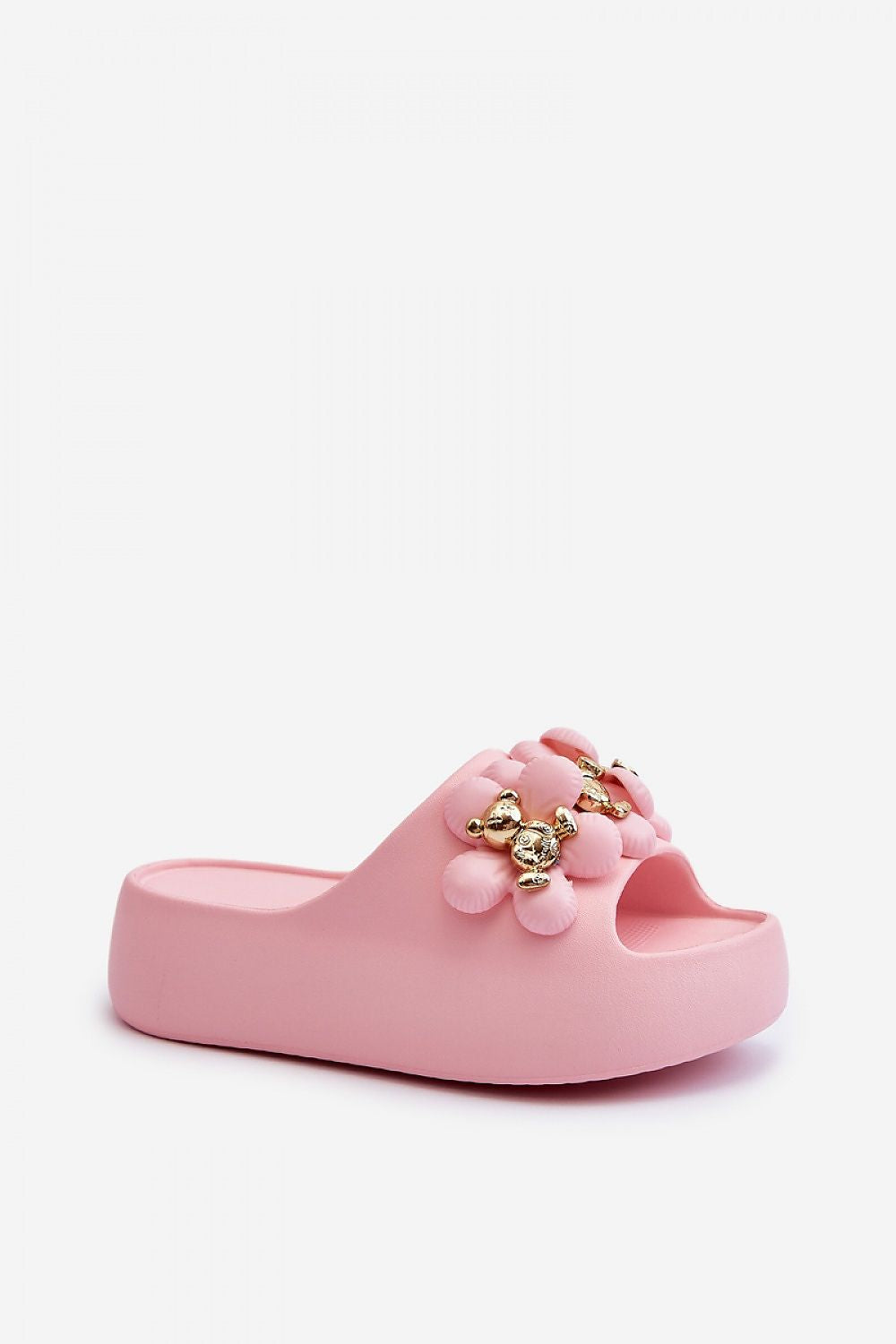 Sunny Step Foam Slides in Pink-2 – Standalone View