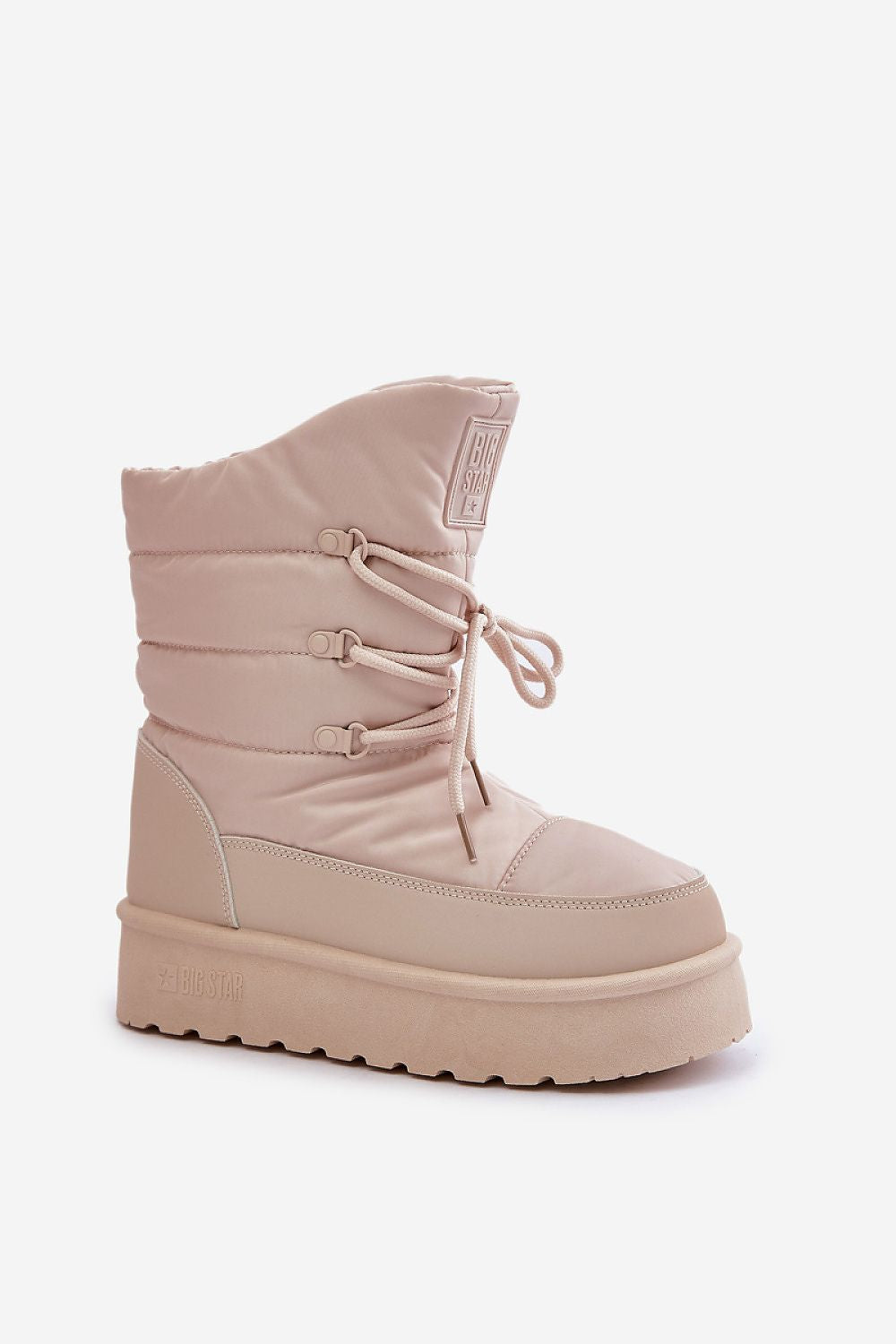 Big Star Snow Boot in Beige – Standalone View