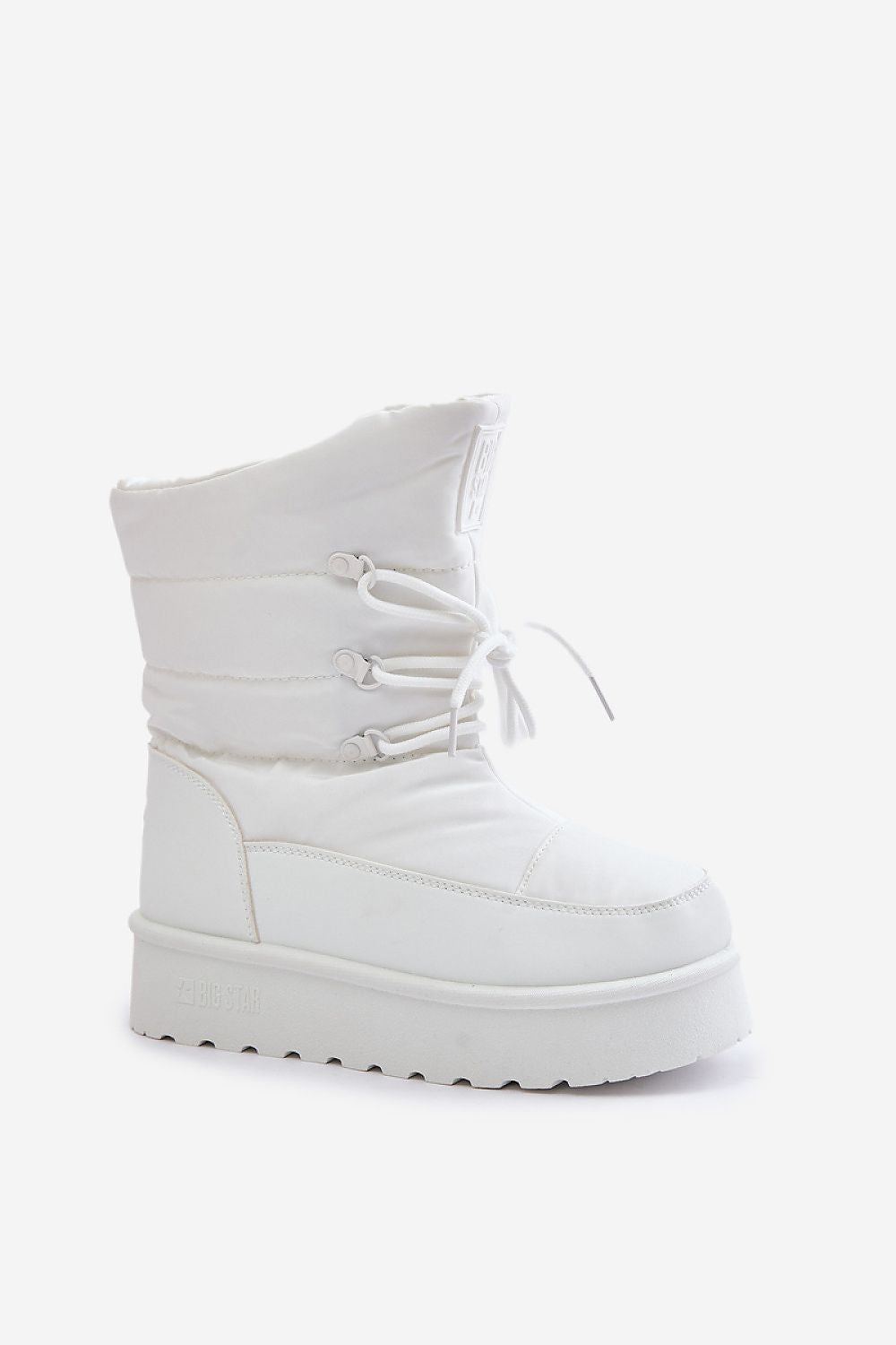 Big Star Snow Boot in White – Standalone View