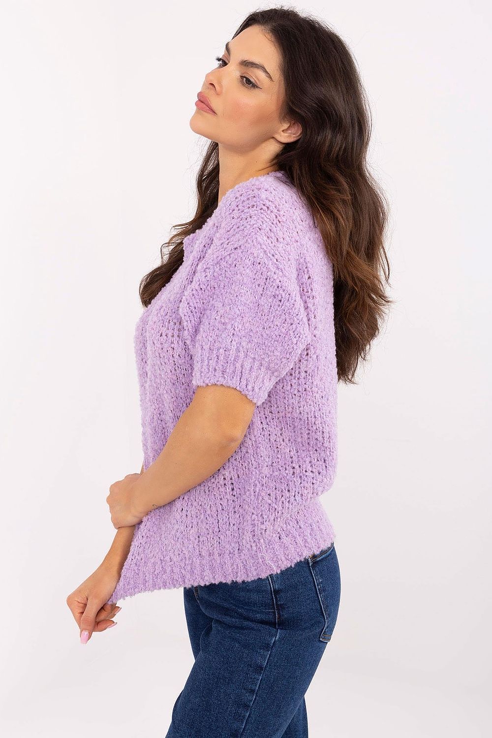 Short sleeve sweater model 207601 Italy Moda