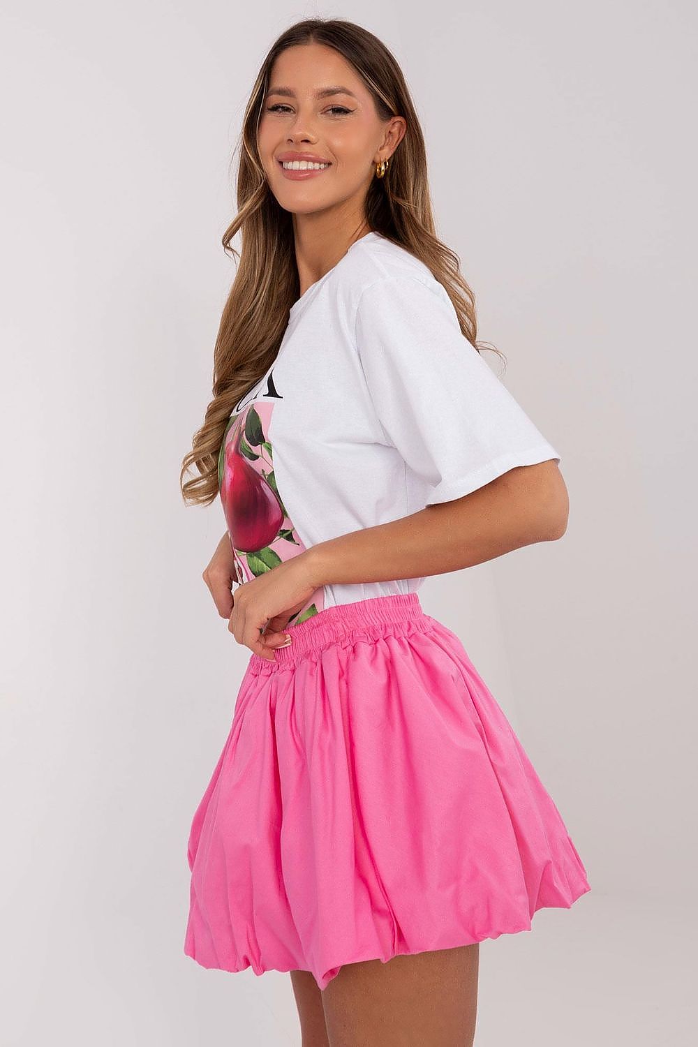 Short skirt model 208706 Italy Moda