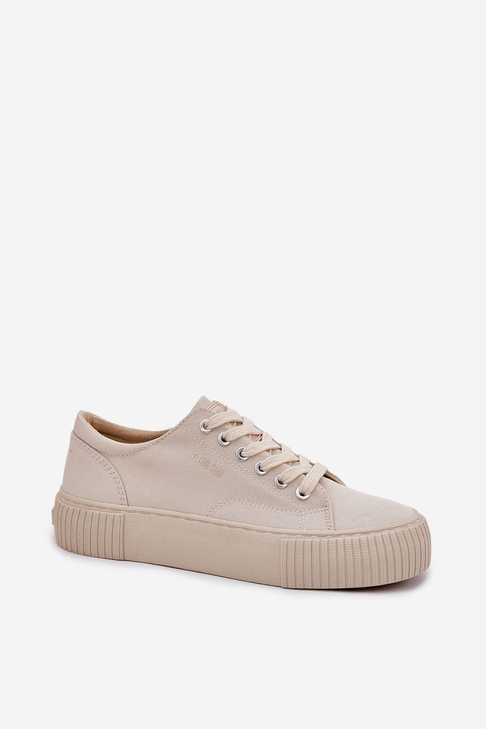 Beige Big Star Textile Sneakers – Standalone View
