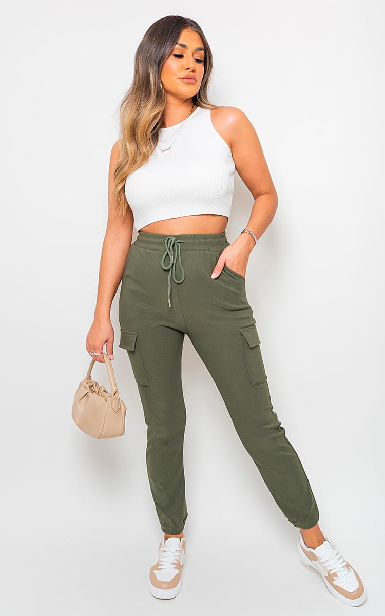 Cargo Pocket Trouser With Drawstring