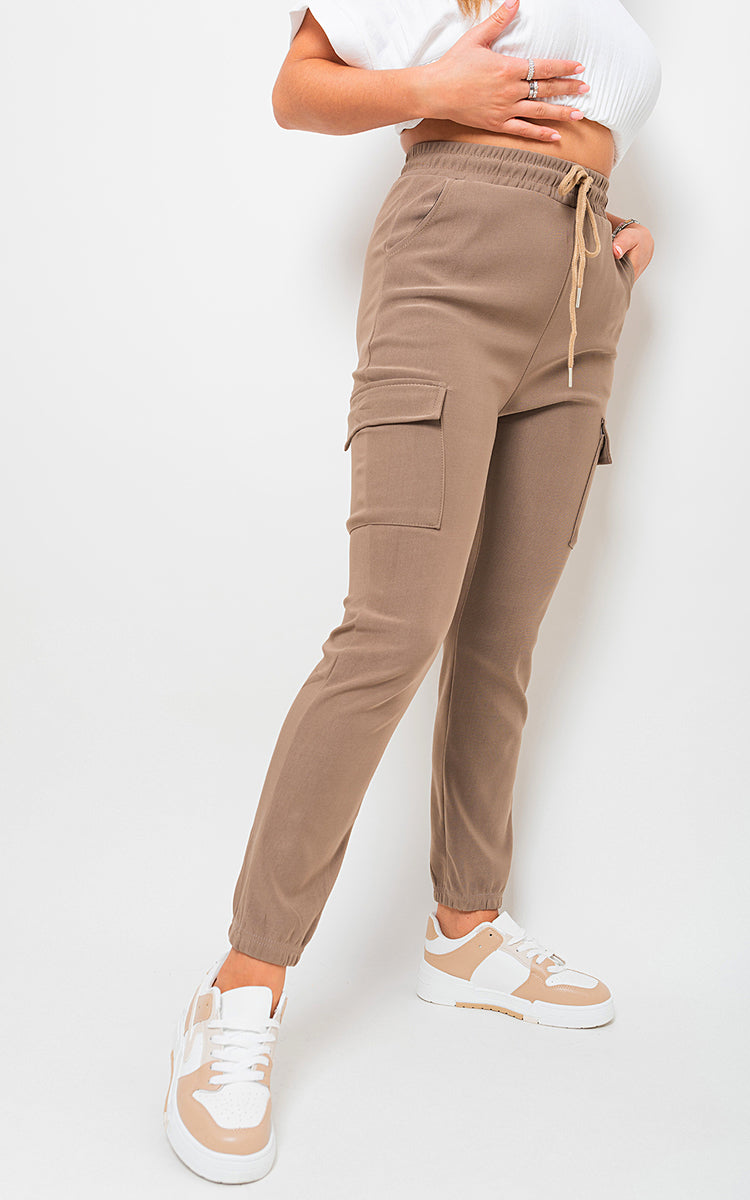 Cargo Pocket Trouser With Drawstring