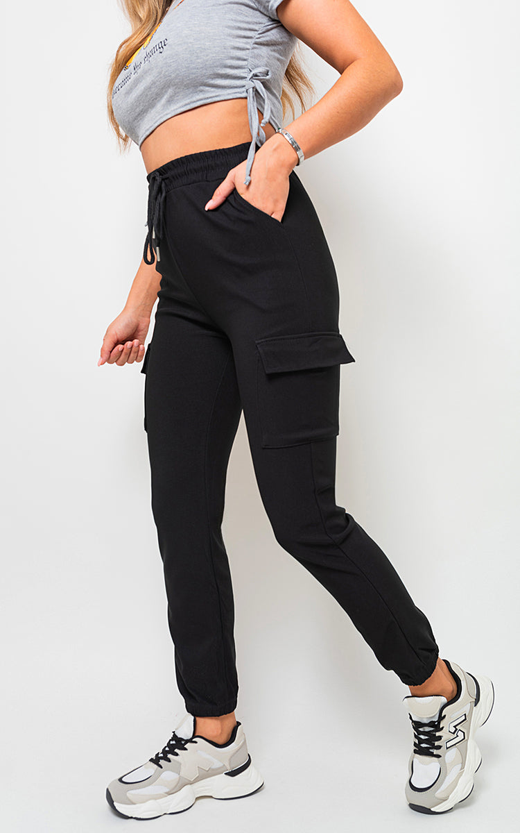 Cargo Pocket Trouser With Drawstring