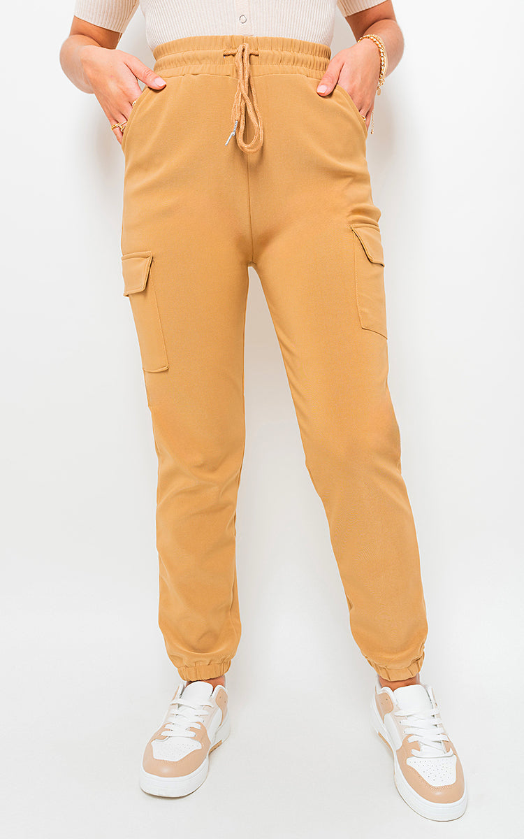 Cargo Pocket Trouser With Drawstring