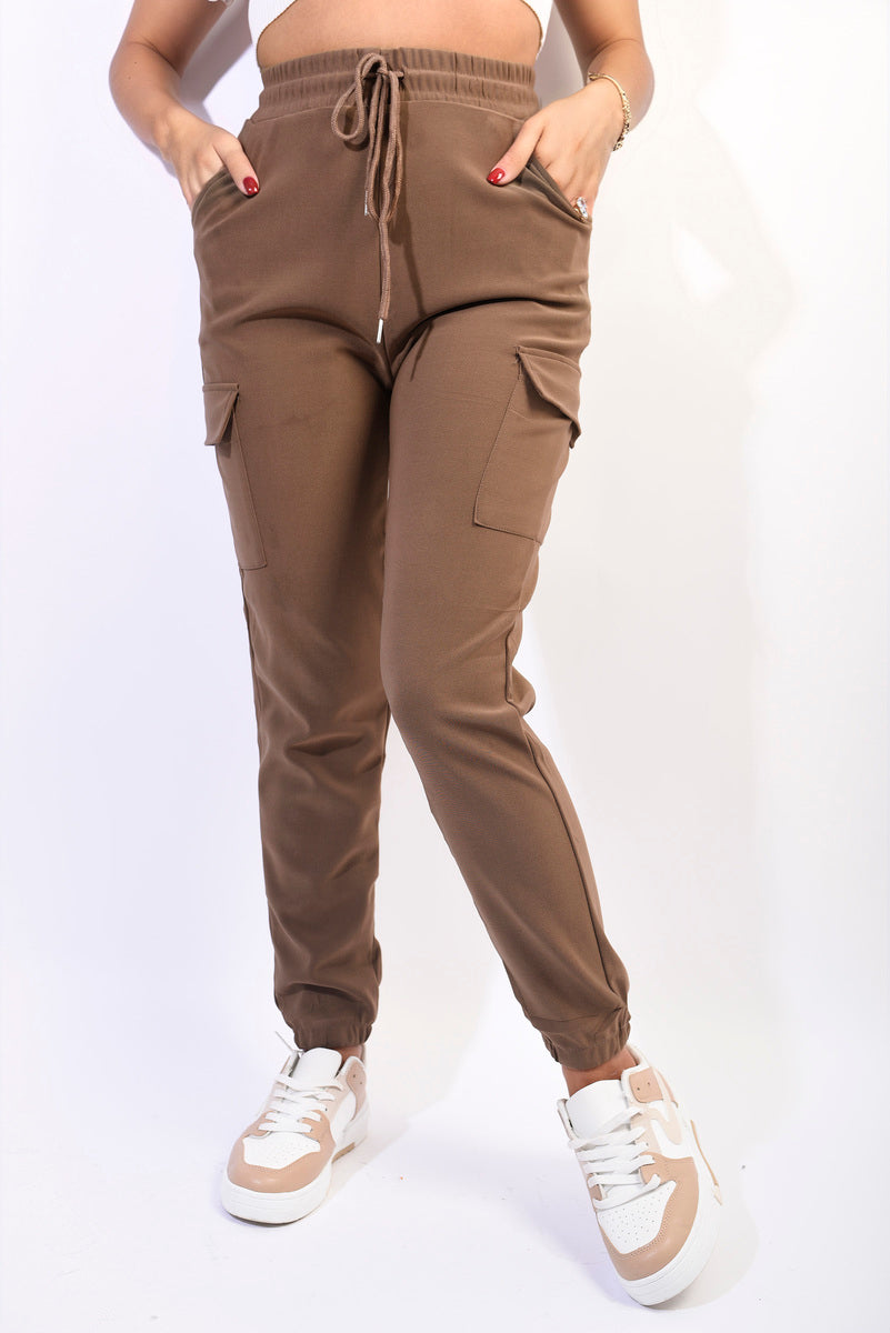 Cargo Pocket Trouser With Drawstring