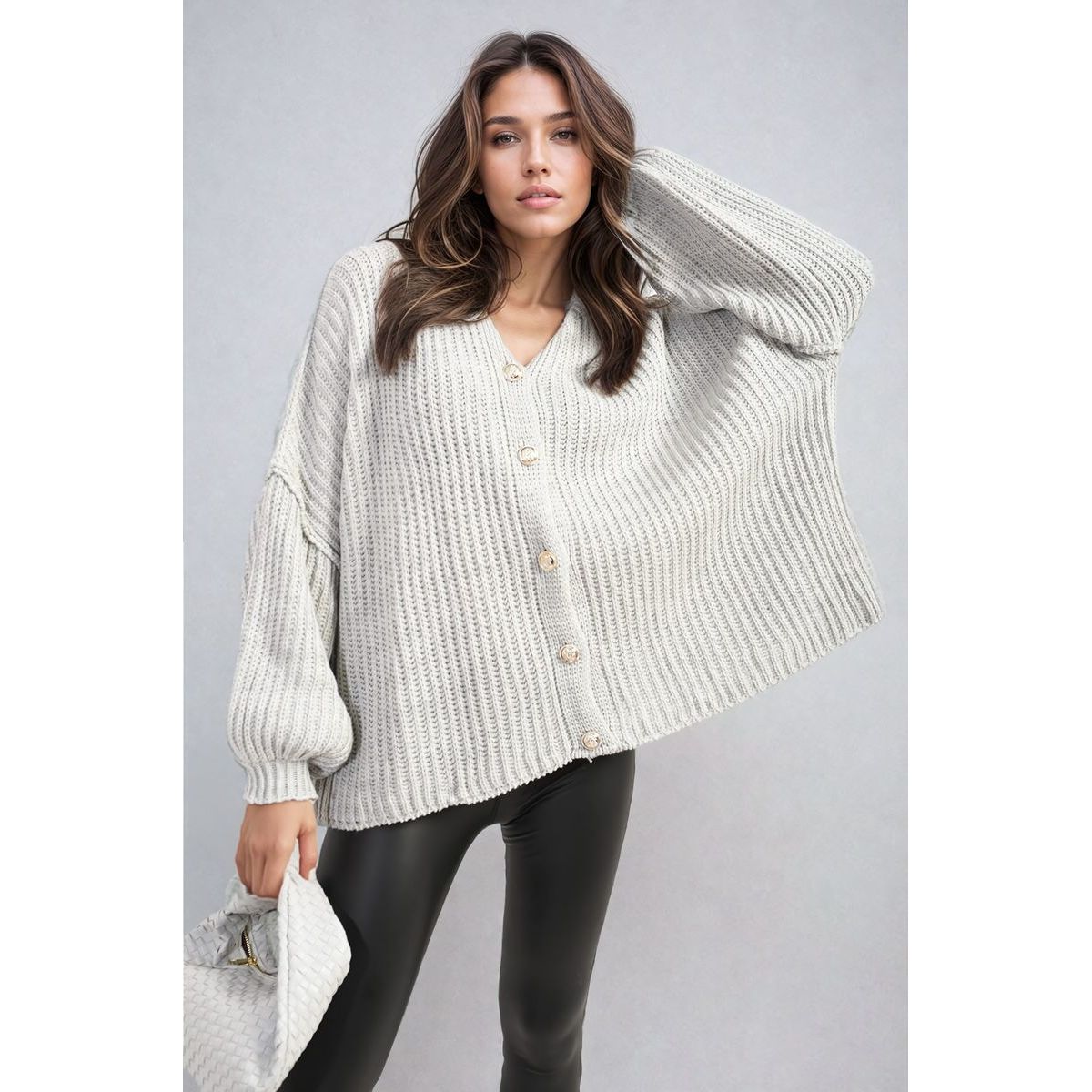 Oversized Chunky Knitted Top