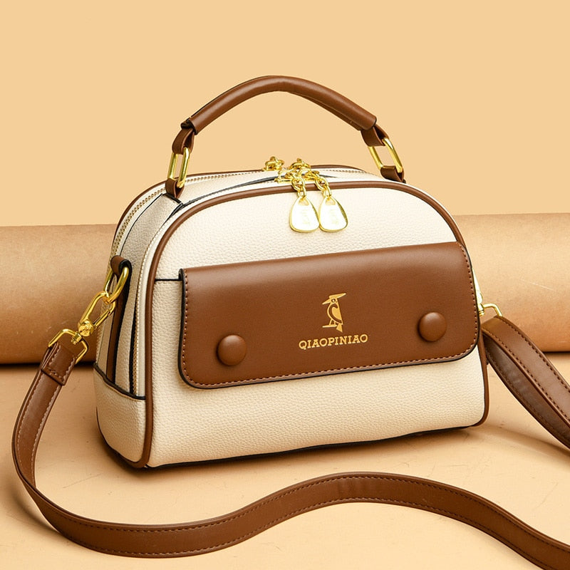 Soft PU Leather Crossbody Handbag