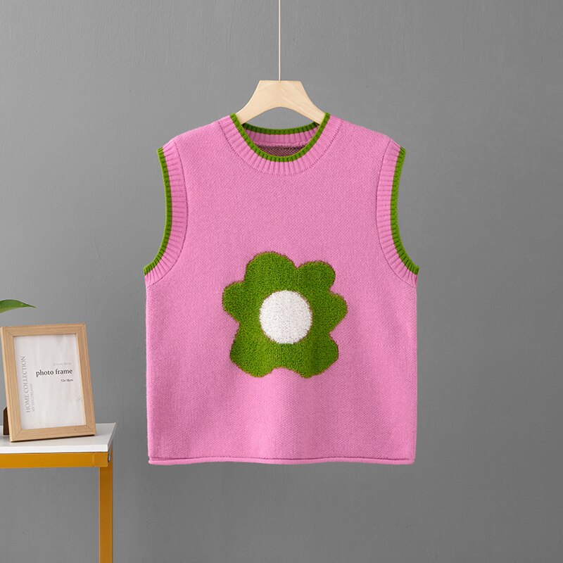 Soft Colourful Knitted Vest