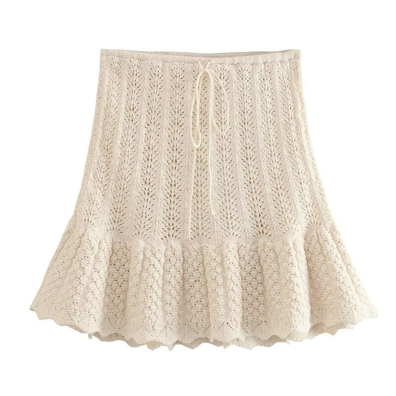 Beautiful Crochet Skirt Set