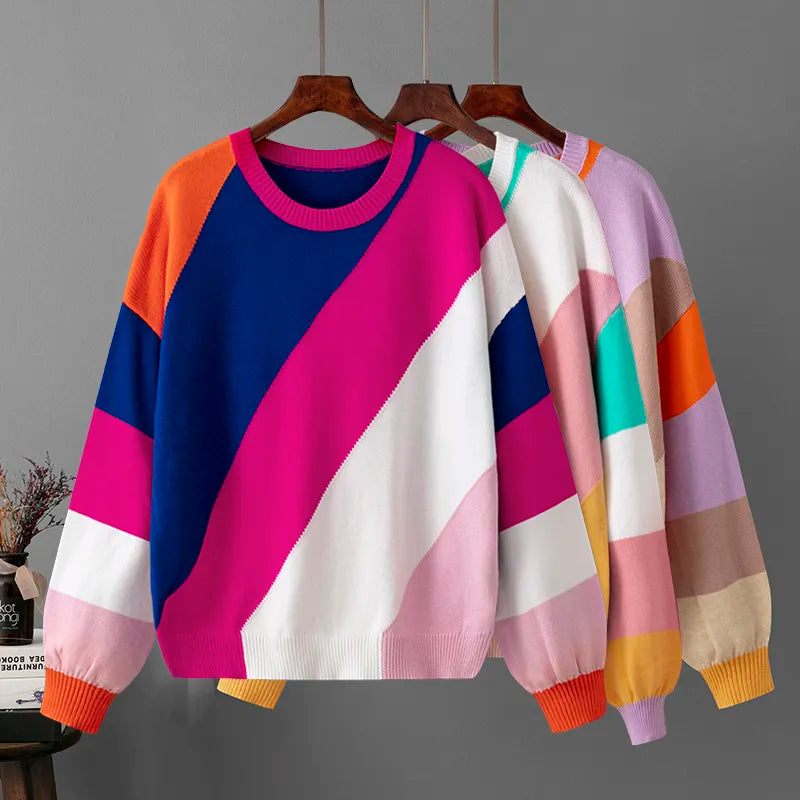 Light Colourful Stripe Sweater