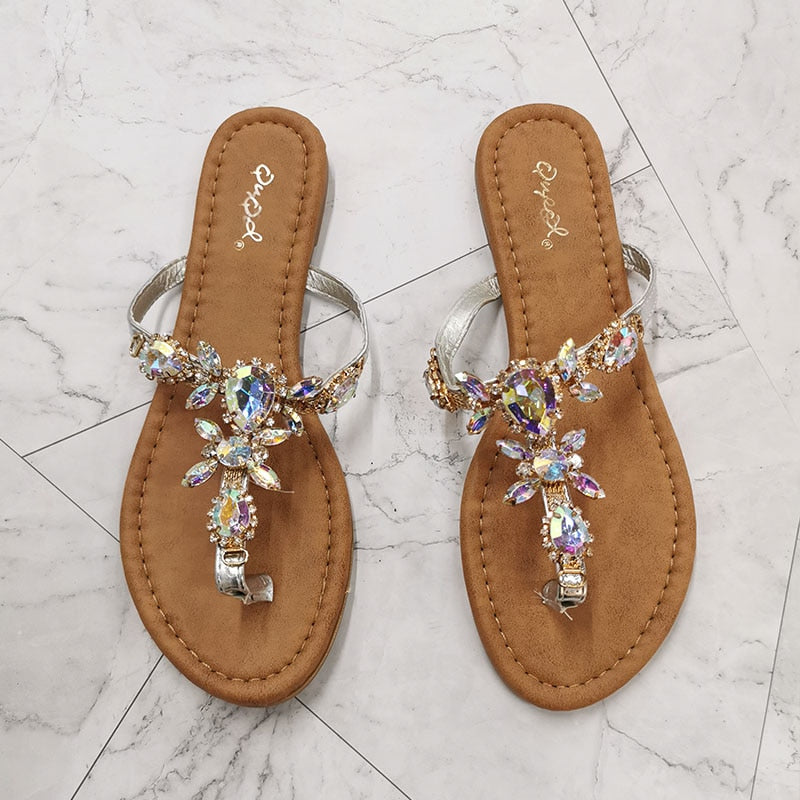 Diamond & Rhinestone Sandals