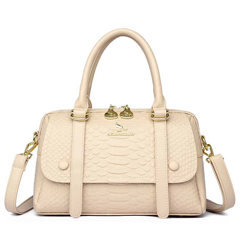 High-Quality Crocodile Pattern Handbag