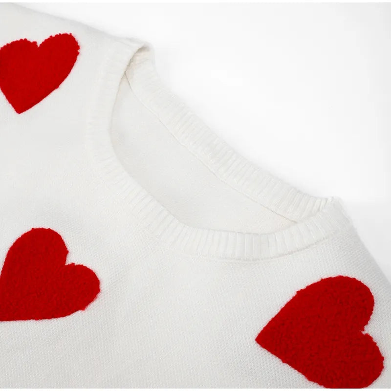 Loose Heart Sweater