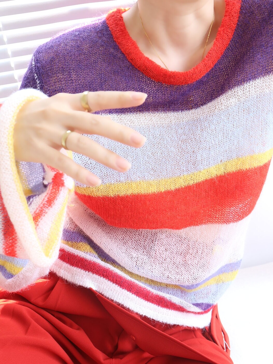 Light Rainbow Sweaters