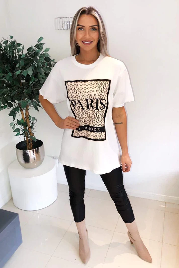 Paris Short Sleeve T/Shirt