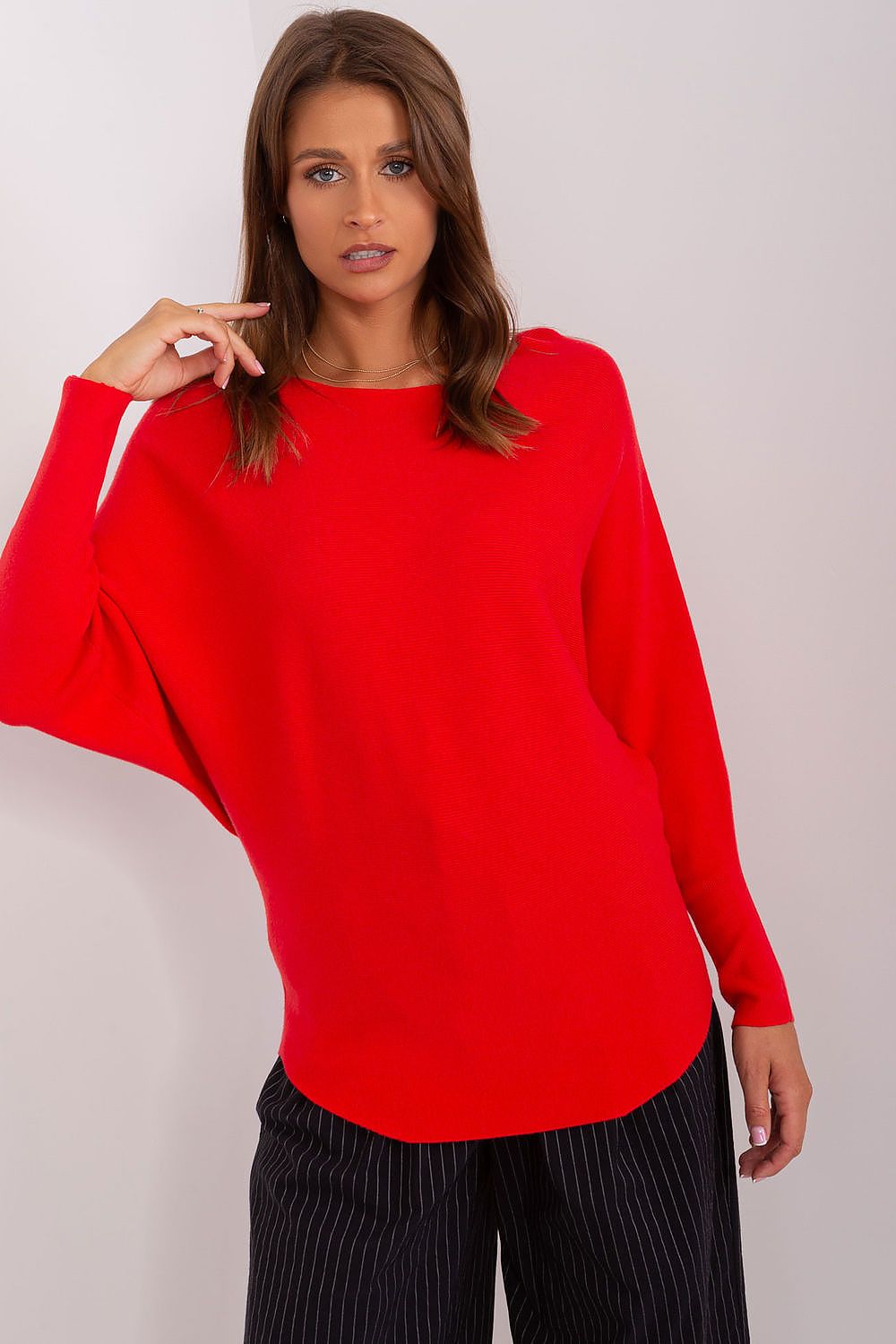 batwing sweater front view