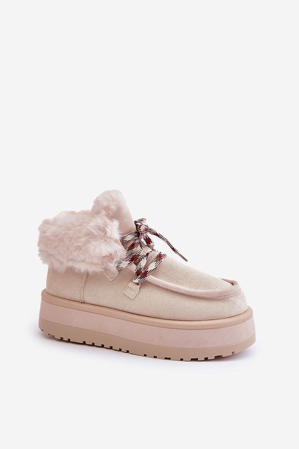 Thermal Snow Boots in Beige-2 – Standalone View