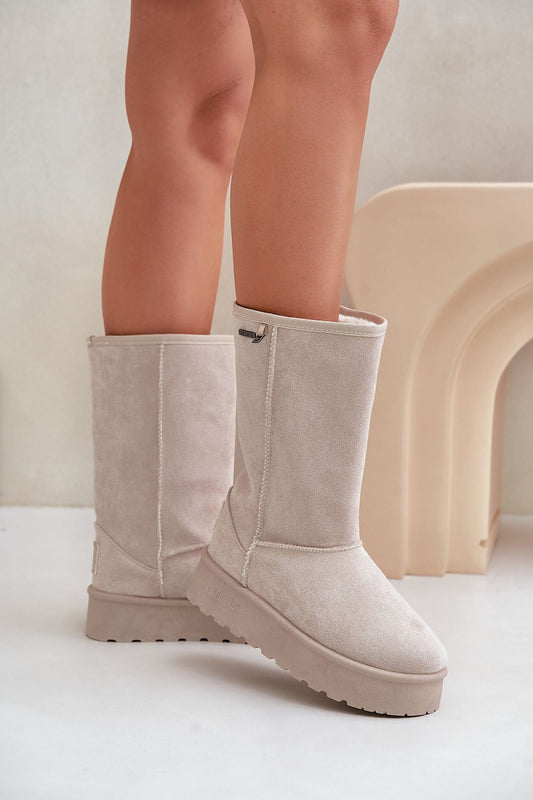 Big Star Arctic Shield Snow Boots in Beige – Front View 1
