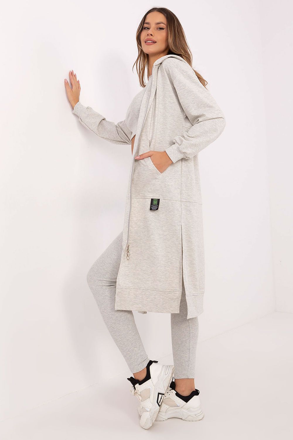 3-Piece Casual Sporty Set (Hoodie, Top & Leggings)