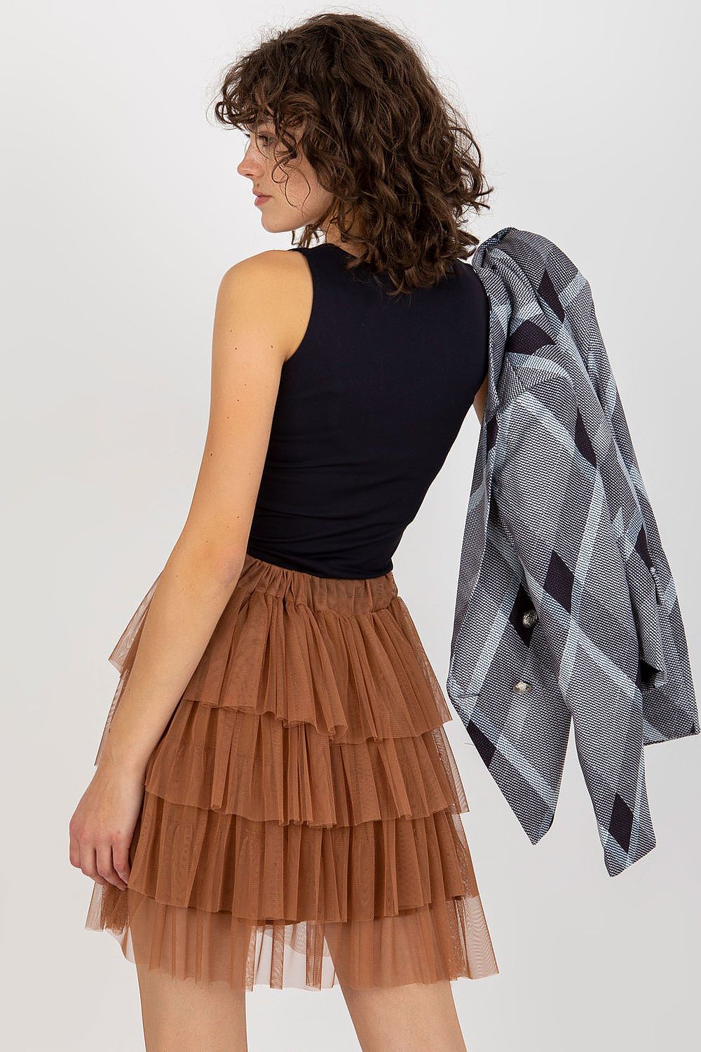  Isabella Tulip Tulle Skirt Brown Front
Isabella Tulip Tulle Skirt Brown Detail