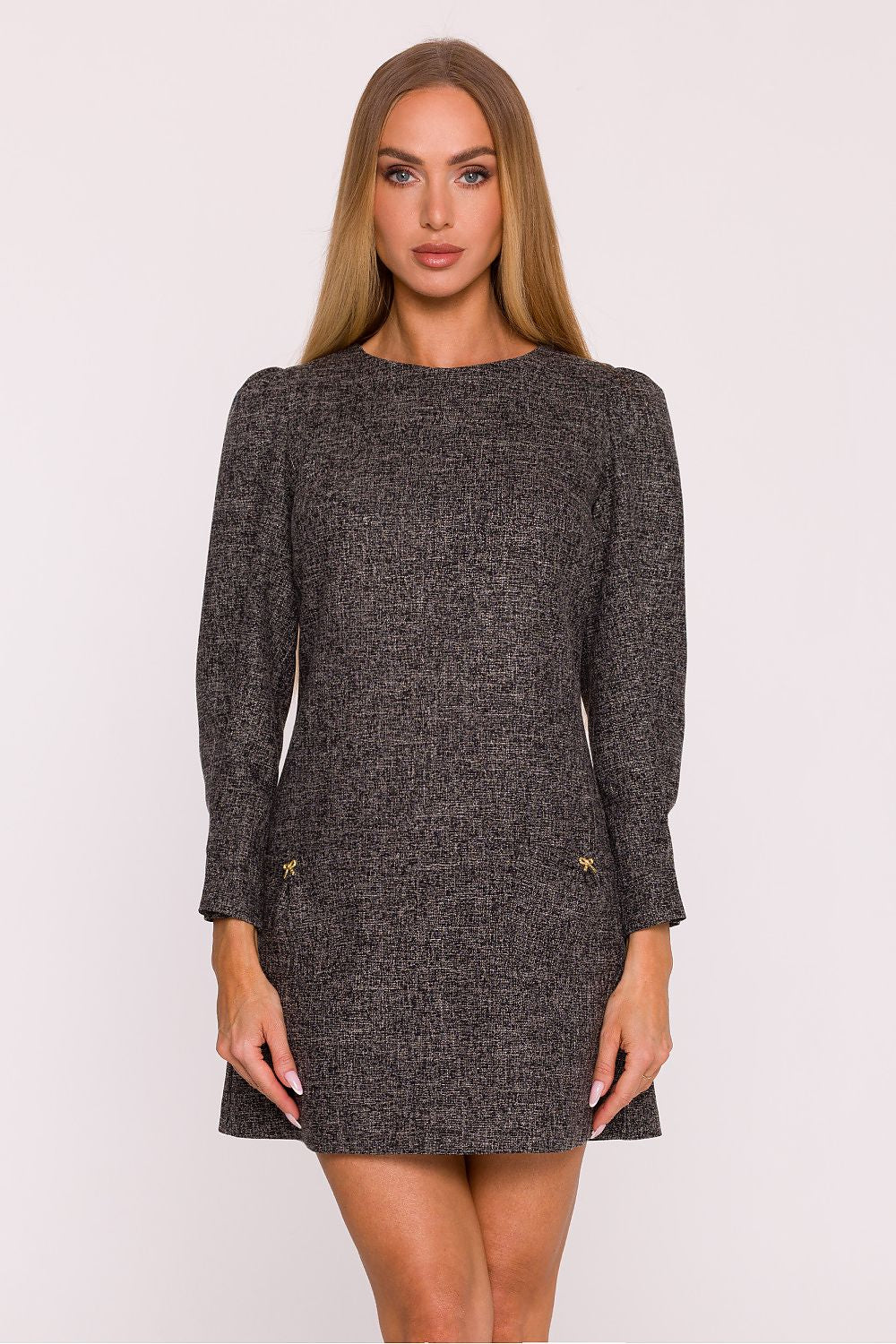  lack tweed mini dress timeless elegant style