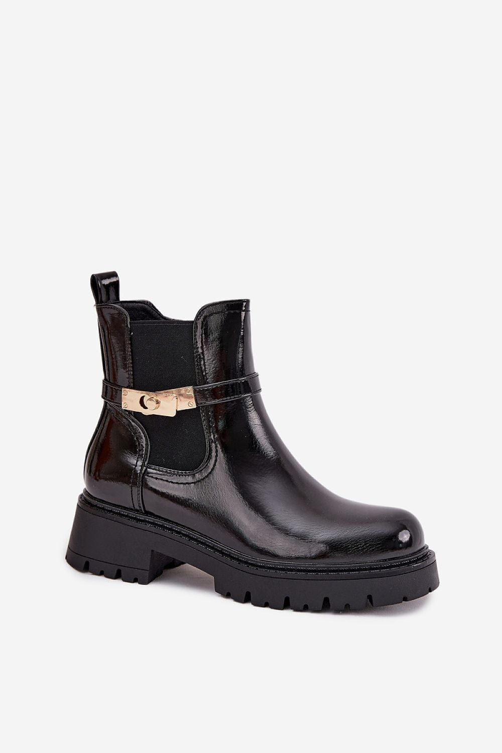 Back view of Aria ankle boots showing clean design and warm lining.