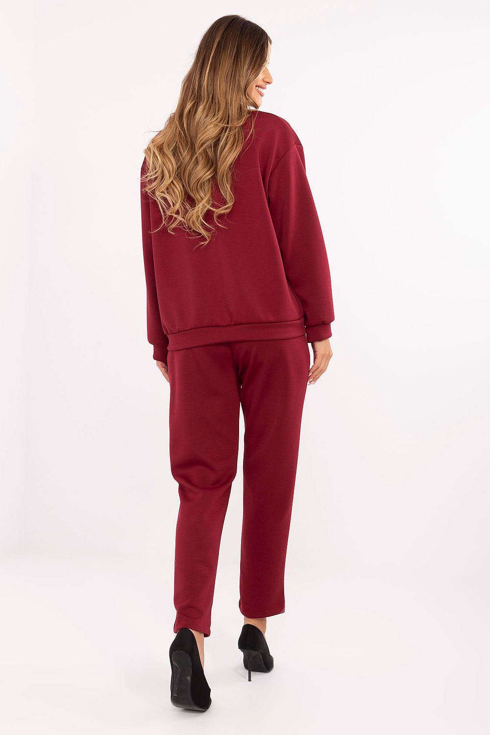 Full outfit view of Luna Women’s casual hoodie and pants set showcasing soft, buttery fabric and casual chic style.