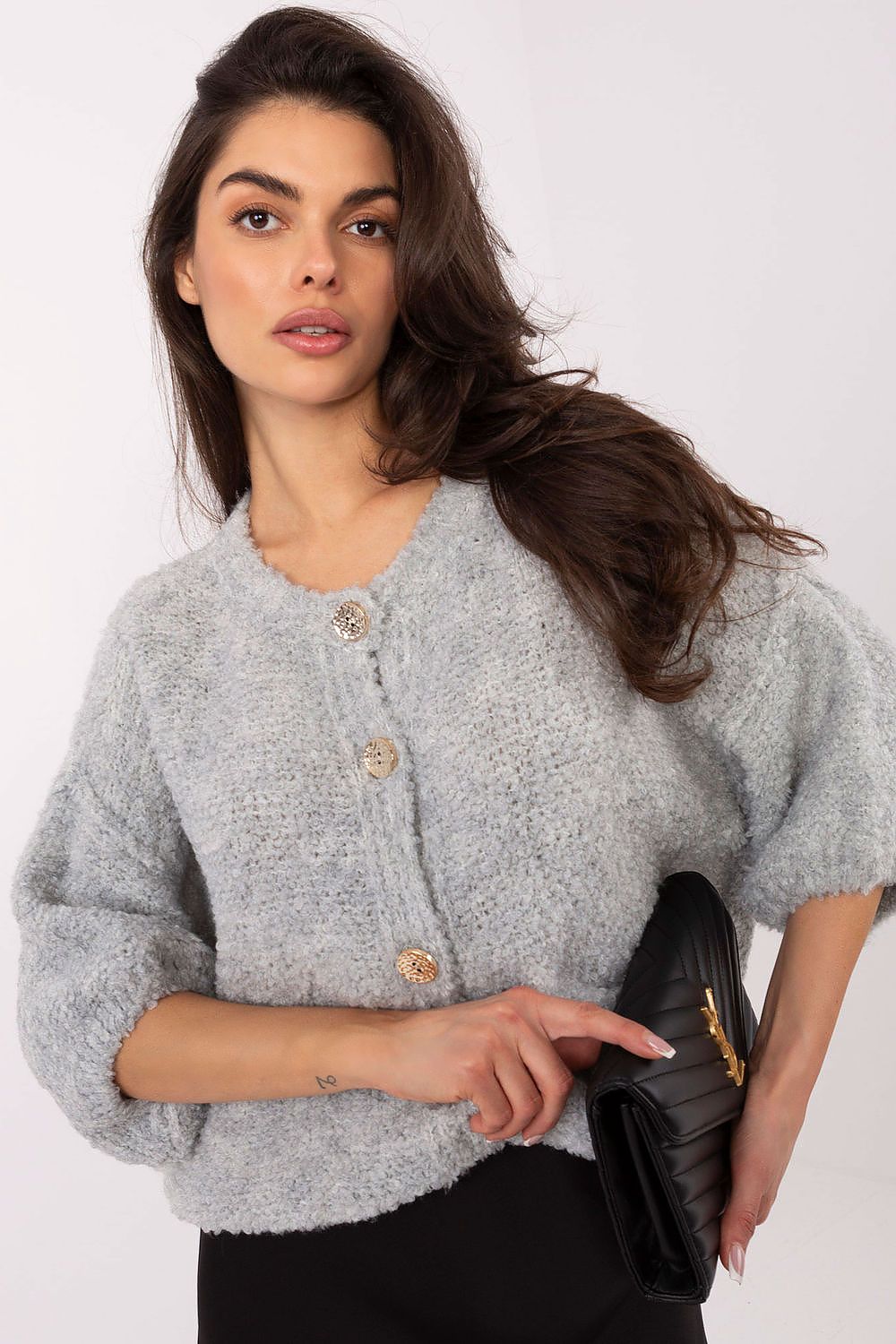  elegant women’s sweater styled with jeans and skirt options