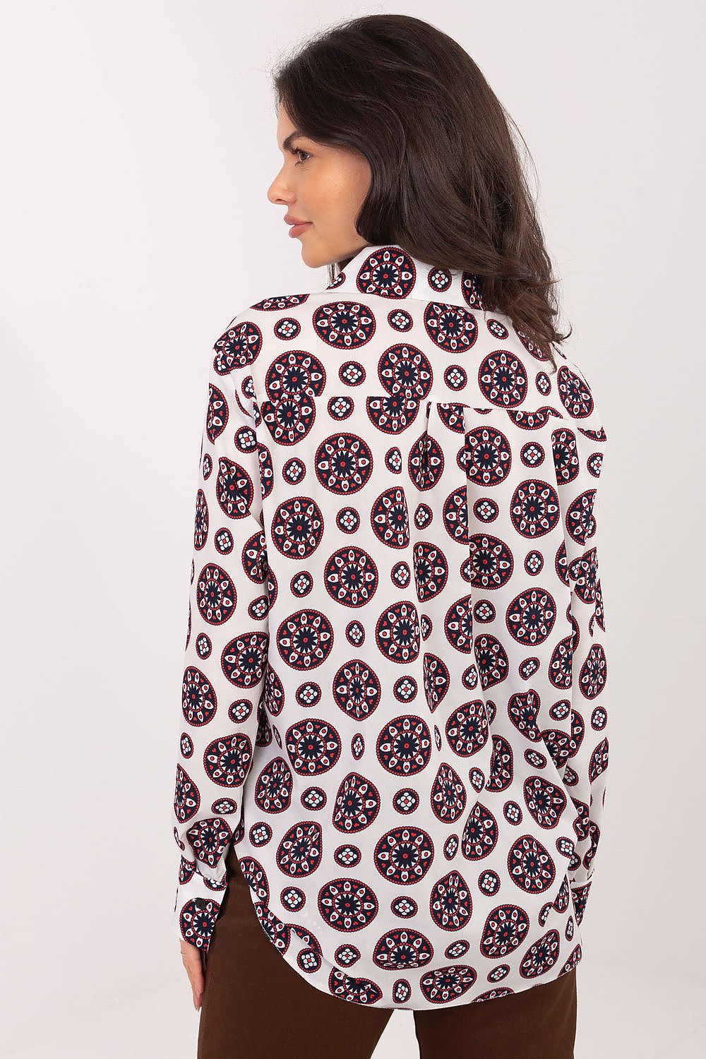  printed elegance shirt statement front view rear view