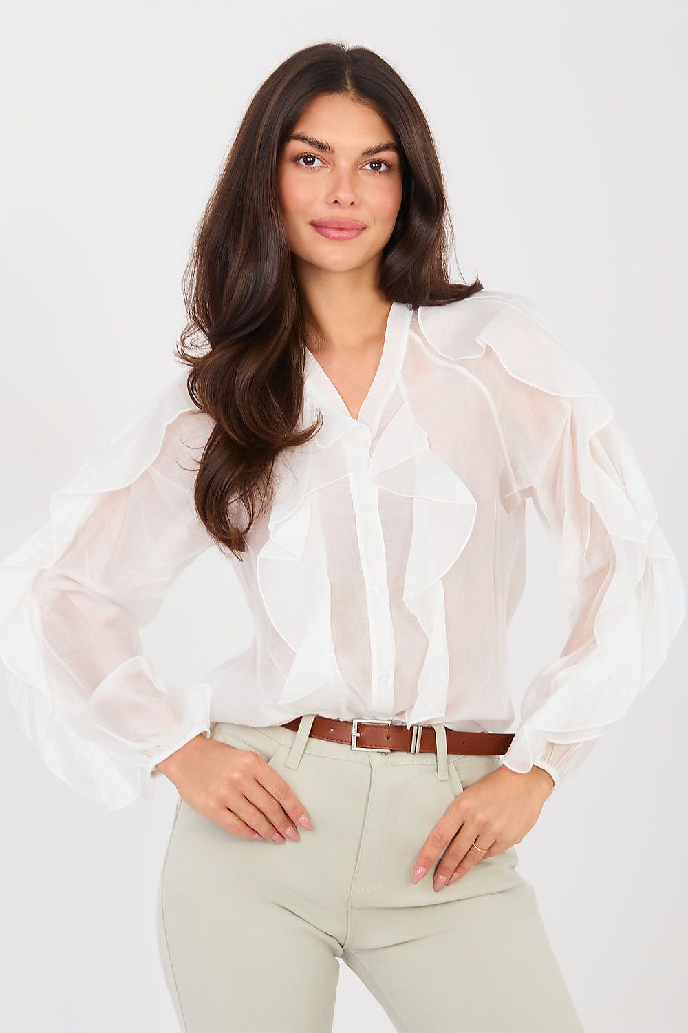  Long sleeve shirt model 224144 Factory Price 