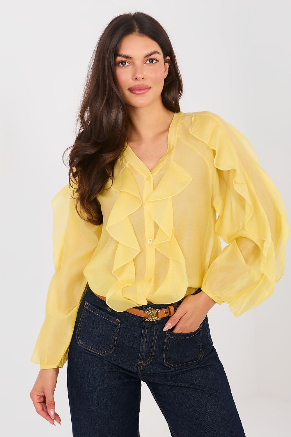  Long sleeve shirt model 224143 Factory Price 