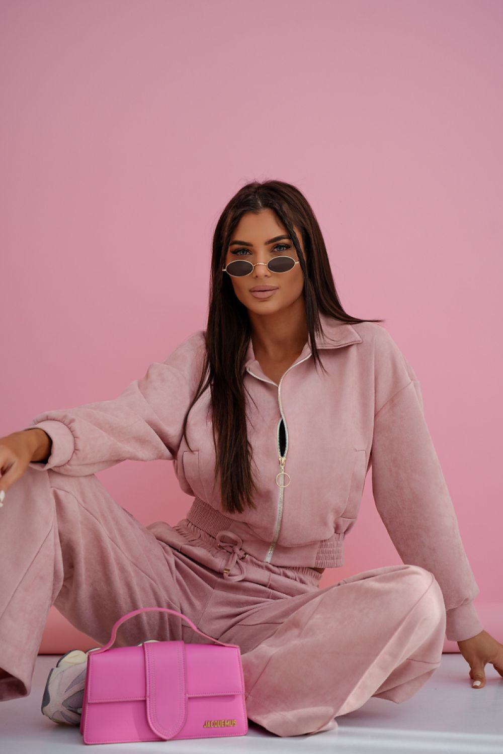  Pink lounge set relaxed fit casual style
