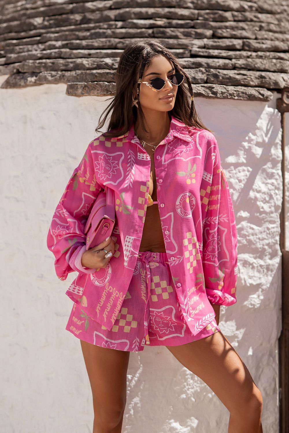  linen shirt and shorts set relaxed summer elegance