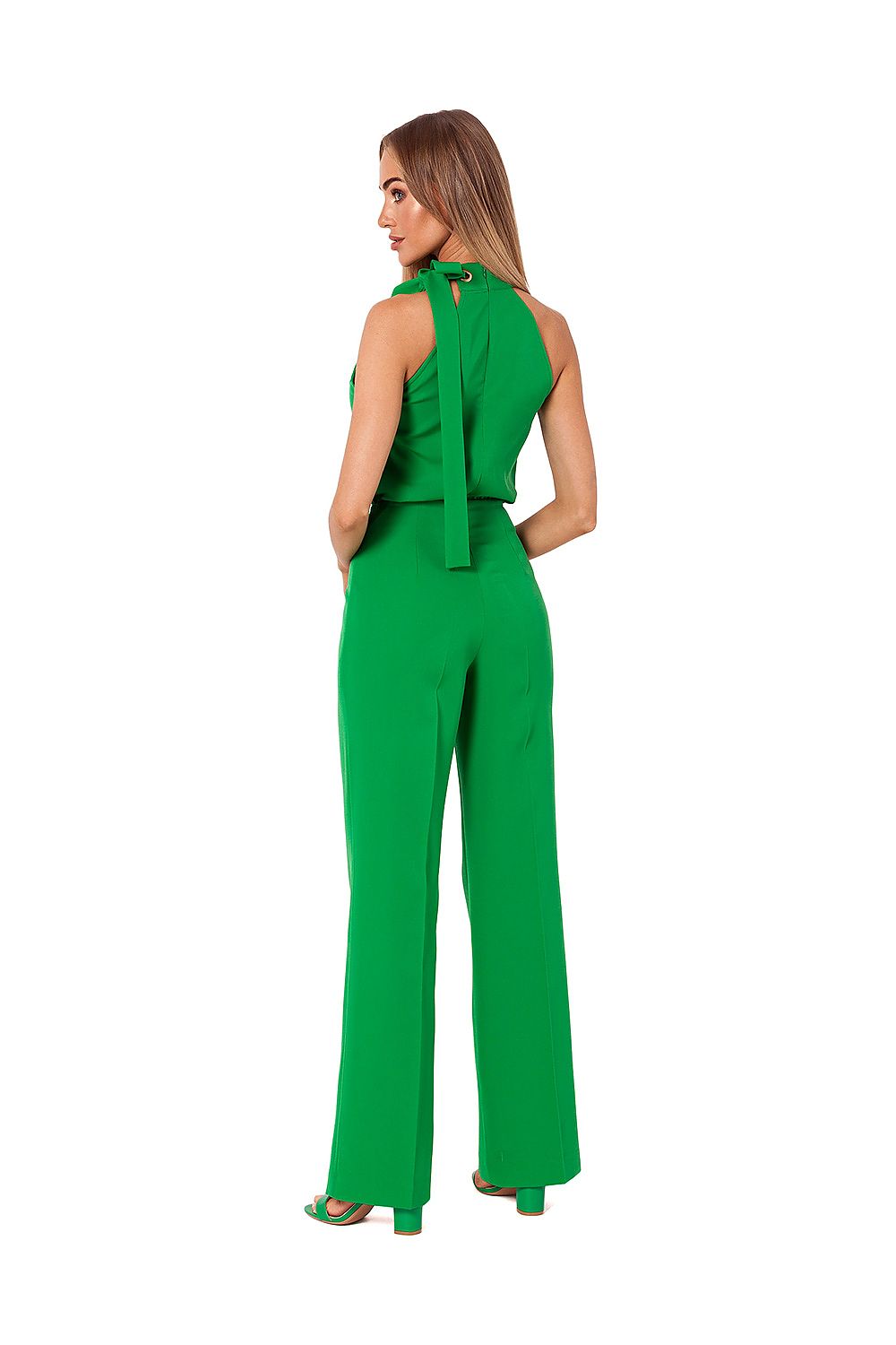  green refined structured feminine silhouette