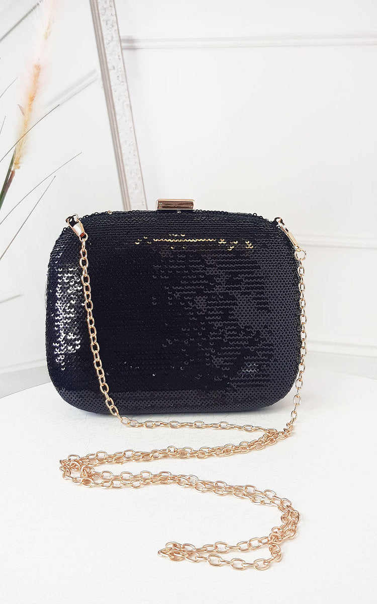 Sequin Embellished Handbag