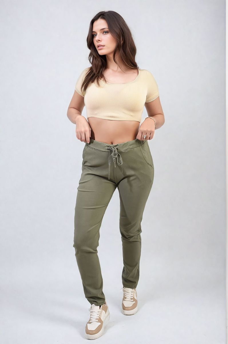 Casual Drawstring Trousers