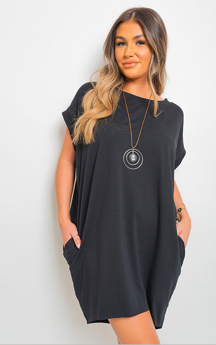 Short Sleeve with Front Pockets Top/dress