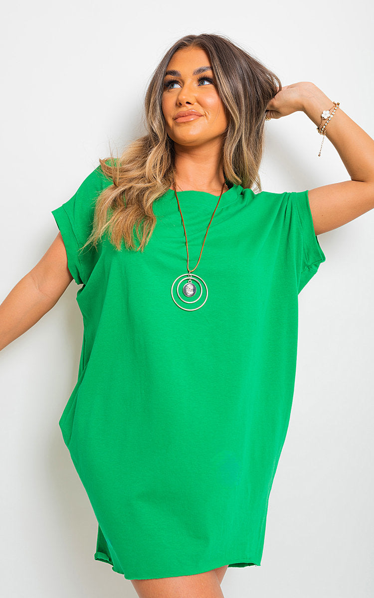 Short Sleeve with Front Pockets Top/dress